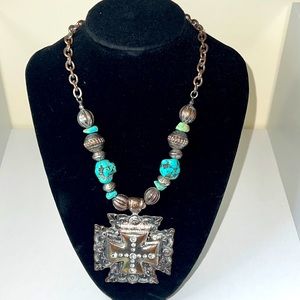 Western Cross Necklace